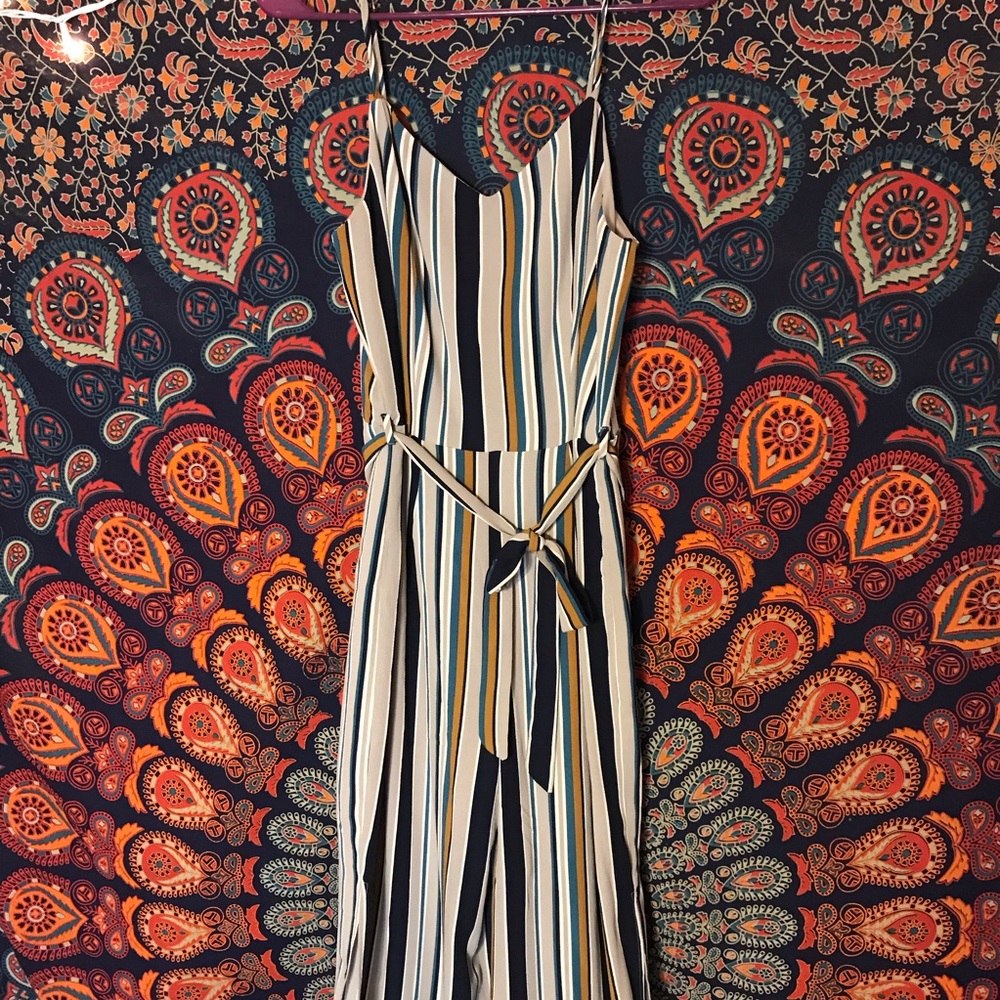 Striped Jumpsuit